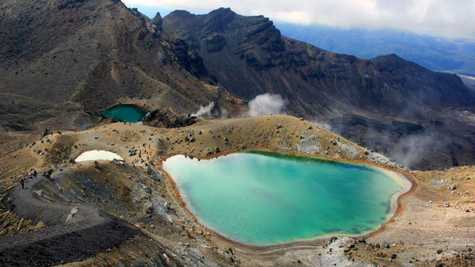 Emerald Ponds in New Zealand