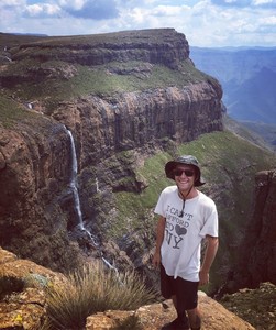 Byoungz at Tugela Falls