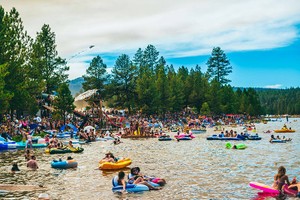 Lake party in Big Summit Prairie