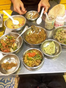 Eating street food at Zooba in Cairo