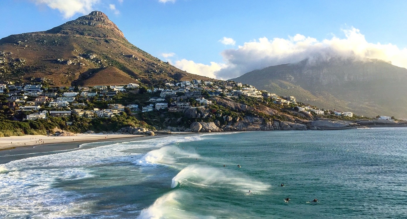 Llandudno beach in Cape Town