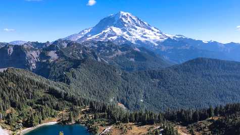 Mt. Rainer from Tolmie Peak