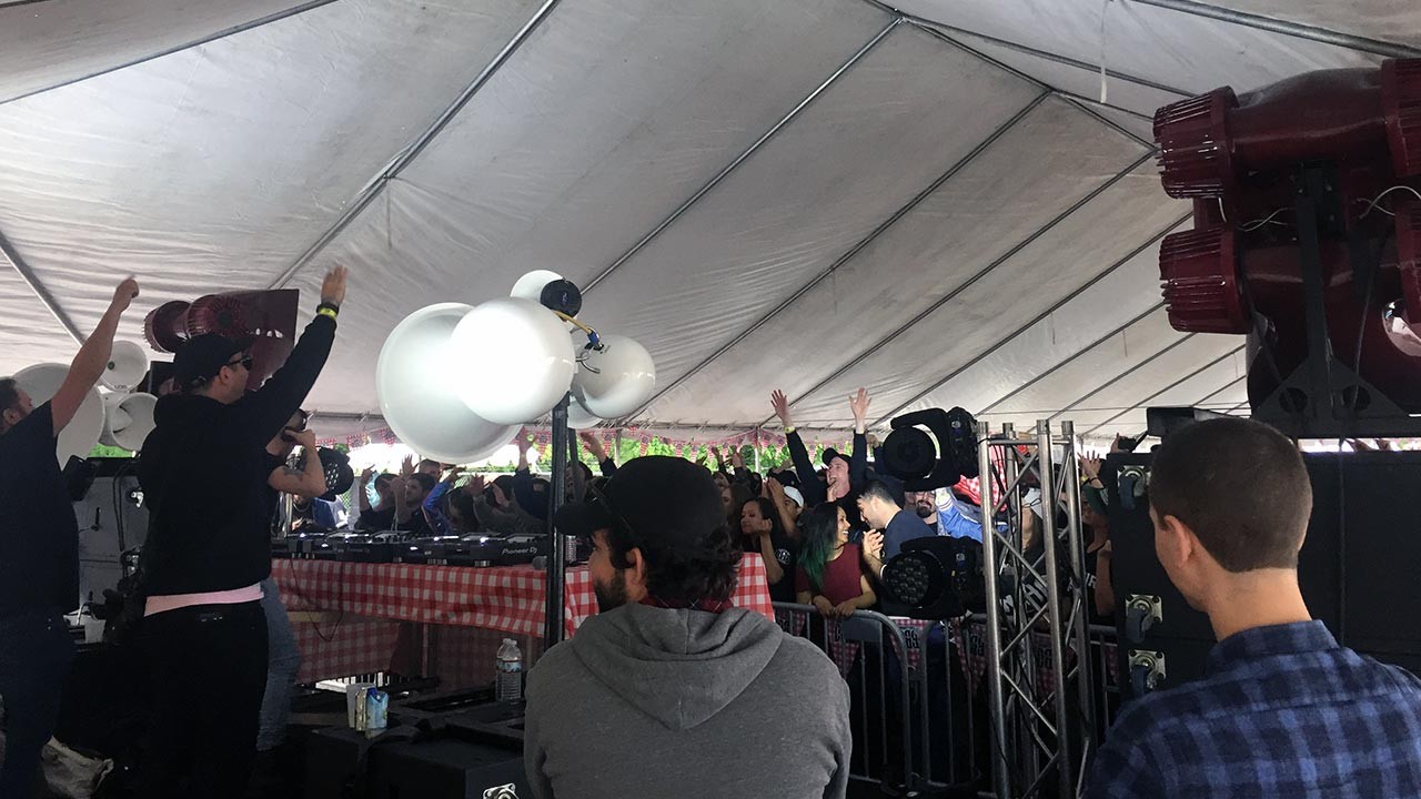 Justin Martin at Dirtybird BBQ D.C.