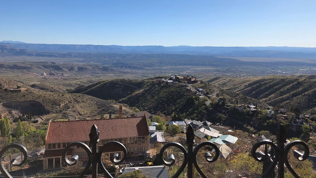 Balcony view of Grand Jerome Hotel