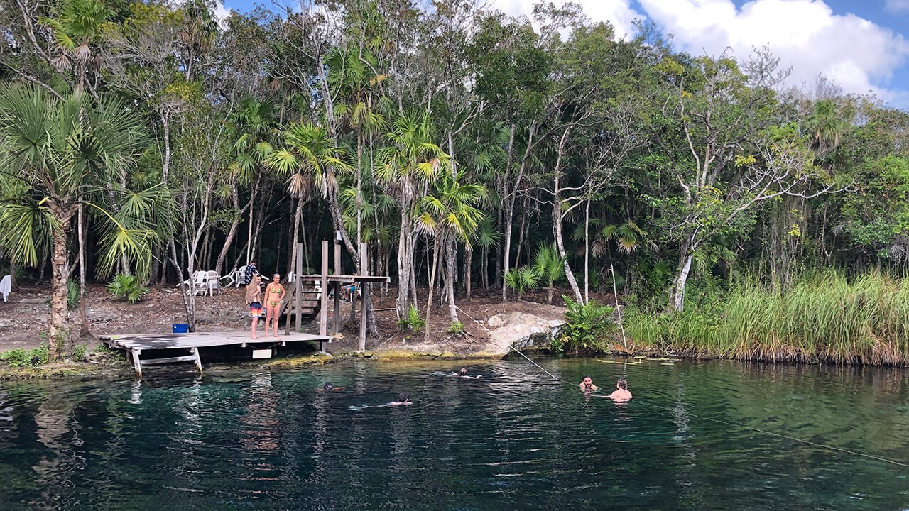 Cenote Corazon in Tulum Mexico