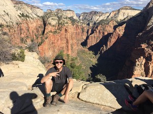 Top of Angels Landing Zion National Park