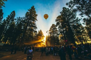 Hot air balloon ride