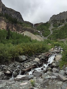 Hiking Bridal Veils Telluride